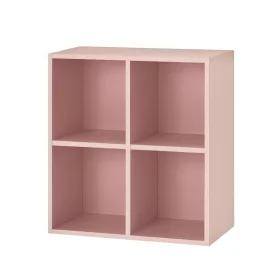 Boxie dulap de perete deschis 80x80x37 cm roz