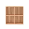 Boxie dulap de perete deschis 80x80x37 cm stejar sonoma