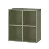 Boxie dulap de perete deschis 80x80x37 cm verde
