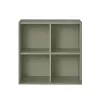 Boxie dulap de perete deschis 80x80x37 cm verde