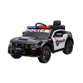 Masina de politie electrica Dodge neagra