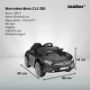 Masina electrica Mercedes Benz CLS 350 neagra
