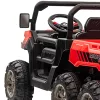 Camion electric cu platforma rosie