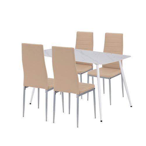 Renton 4+1 set de luat masa bej-gri