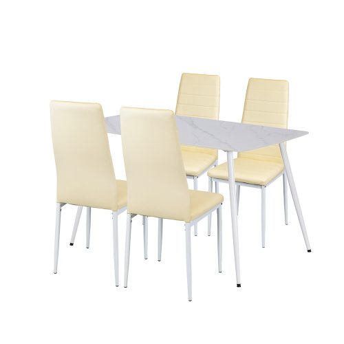 Jenna 4+1 set de sufragerie bej