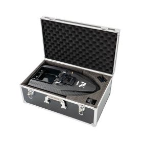 Geanta pentru hranire cu barca neagra 53x34x24 cm