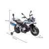 Motocicleta electrica de politie BMW albastra