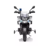 Motocicleta electrica de politie BMW albastra