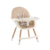 Scaun de hrănire 2 în 1 bej