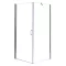 Cabina de dus patrata Monica MONICA80 cu usa batanta, 80x80x190 cm