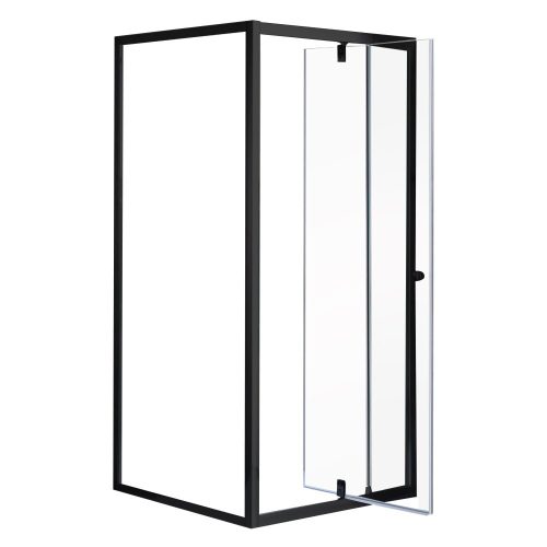 Flexi 80x80 cm cabină de duș unghiulară montată pe perete fără tavă de duș