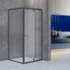 Flexi 80x80 cm cabină de duș unghiulară montată pe colț, fără tavă de duș