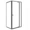 Flexi 80x90 cm cabină de duș asimetrică montată pe colț, fără tavă de duș