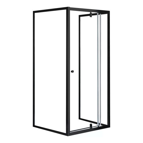 Flexi 90x90 cm cabină de duș unghiulară montată pe perete fără tavă de duș