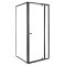 Flexi 90x90 cm cabină de duș unghiulară montată pe colț, fără tavă de duș