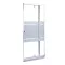 Usa de dus reglabila Flexi-S 96-111x185 cm
