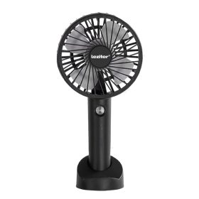 Ventilator portabil USB Galar cu suport, 4 W, 1200 mAh, negru