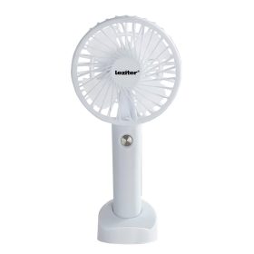 Ventilator portabil USB Galar cu suport, 4 W, 1200 mAh, alb