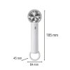 Ventilator portabil USB Rico, 5 W, 2000 mAh, alb
