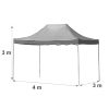 Foișor de grădină pliabil 3x4 m