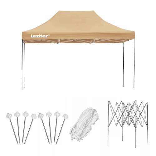 Foișor de grădină pliabil 3x4,5 m