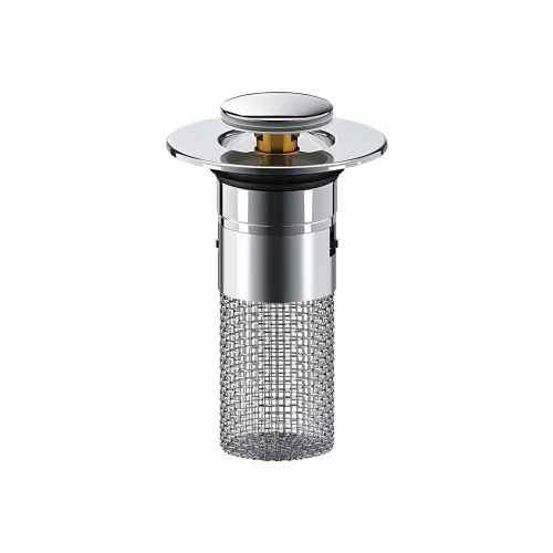 Dop de scurgere cu filtru din otel inoxidabil 80 mm