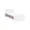 Pat single Miami 90x200 cm alb-stejar York