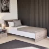 Pat single Miami 90x200 cm stejar York-alb