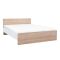 Pat dublu Miami fara cadru de pat 160x200 cm stejar sonoma-alb