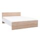 Pat dublu Miami fara cadru de pat 160x200 cm stejar sonoma-alb