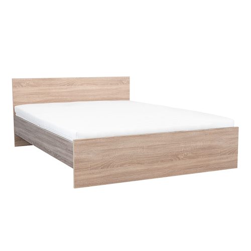 Pat dublu Miami fara cadru de pat 160x200 cm stejar Sonoma-stejar York