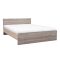 Pat dublu Miami fara cadru de pat 160x200 cm stejar York-stejar Sonoma