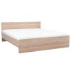 Pat dublu Miami fara cadru de pat 180x200 cm stejar sonoma-stejar sonoma