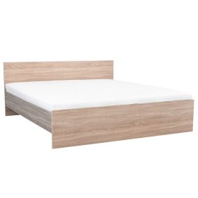Pat dublu Miami fara cadru de pat 180x200 cm stejar Sonoma-stejar York