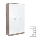 Dulap Miami 120x205 cm alb-stejar York