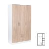 Dulap Miami 120x205 cm stejar sonoma-alb