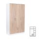 Dulap Miami 120x205 cm stejar sonoma-alb