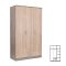 Dulap Miami 120x205 cm stejar Sonoma-stejar York