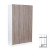 Dulap Miami 120x205 cm stejar York-alb