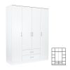 Dulap Miami 160x205 cm alb-alb