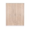 Dulap Miami 160x205 cm stejar sonoma-alb