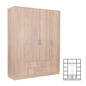 Dulap Miami 160x205 cm stejar sonoma-stejar sonoma