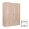 Dulap Miami 160x205 cm stejar sonoma-stejar sonoma
