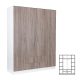 Dulap Miami 160x205 cm stejar York-alb