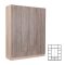 Dulap Miami 160x205 cm stejar York-stejar Sonoma