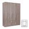 Dulap Miami 160x205 cm stejar York-stejar York