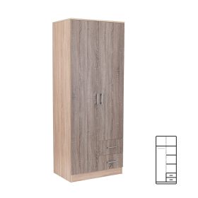 Dulap Miami 80x205 cm stejar York-stejar Sonoma