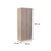 Dulap Miami 80x205 cm stejar York-stejar Sonoma
