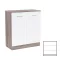 Comoda Miami cu 2 usi 80x92 cm alb-stejar York