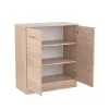 Comoda Miami cu 2 usi 80x92 cm stejar sonoma-stejar sonoma